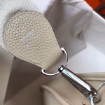 Hermes Evelyne III 29 PM Bag In Craie Clemence Leather - Image 6