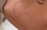 Hermes Evelyne III 29 PM Bag In Gold Clemence Leather - Image 8