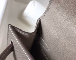 Hermes Kelly Mini II Bag In Gris Asphalt Epsom Leather - Image 2