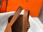 Hermes Picotin Lock 18 Bag In Gold Clemence Leather - Image 3