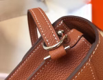 Hermes Sac Roulis Mini Bag In Gold Evercolor Calfskin - Image 3