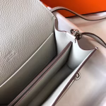 Hermes Sac Roulis Mini Bag In Pearl Grey Evercolor Calfskin - Image 2