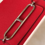 Hermes Sac Roulis Mini Bag In Red Evercolor Calfskin - Image 8