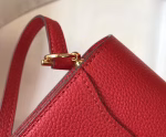 Hermes Sac Roulis Mini Bag In Red Evercolor Calfskin - Image 6