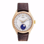 Rolex Cellini Moonphase White Dial New 50535-0002 Replica - Image 5