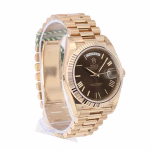 Day-Date 40mm 228235 Presidential Rose Gold Chocolate Dial - Image 9