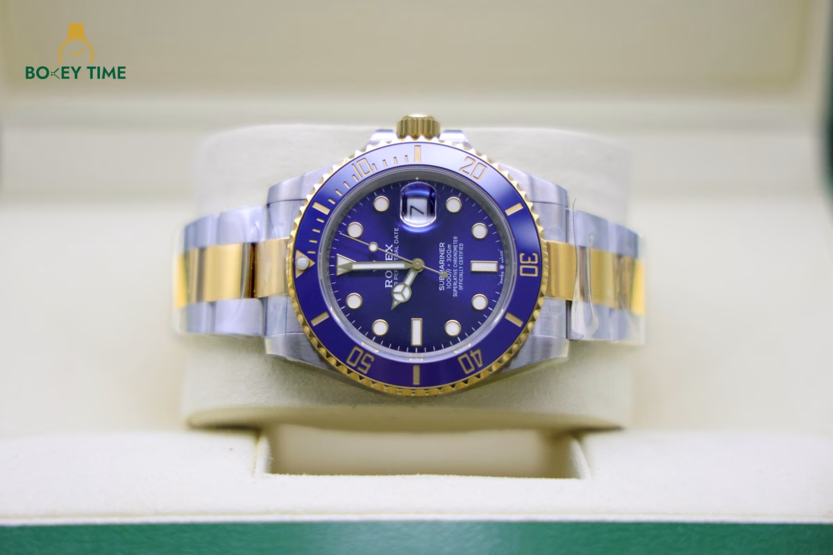 Superclone Rolex Submariner 41mm Blue Dial 126613LB - Image 8