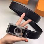 Louis Vuitton original single smooth buckle men's belt - Image 7