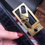 Louis Vuitton Original Crocodile Series Men's Belt - Image 8