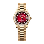 Rolex Datejust 31  Oyster, 31 mm, yellow gold and diamonds