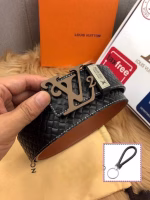 Counter-synchronized LV New Arrival: Men's Belt with Quilted Pattern - Image 11