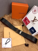 Counter-synchronized LV New Arrival: Men's Belt with Quilted Pattern - Image 7