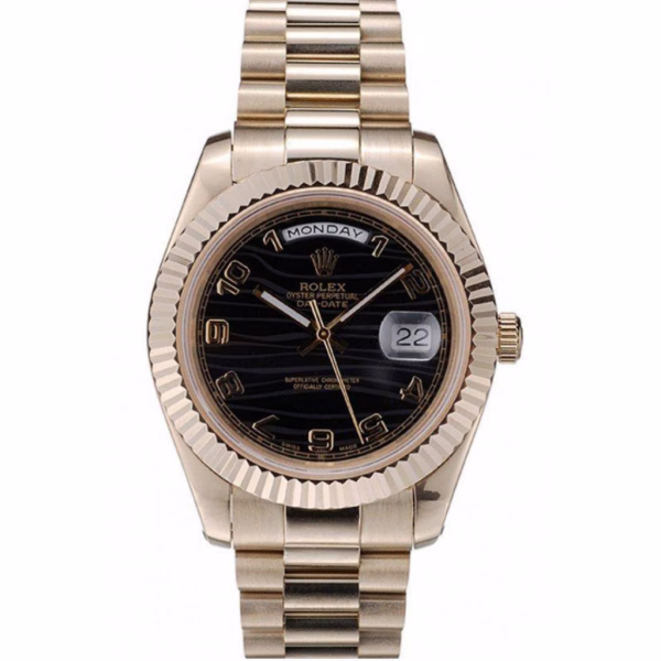 Superclone Rolex Day-Date 41mm Black Dial 41998