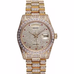 Superclone Rolex Day-Date 37mm Diamond Dial 621615