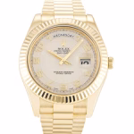 Replica Rolex Day-Date II 41mm Ivory Dial 218238