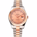 Superclone Rolex Datejust 41mm Rose-Gold Dial REP016816