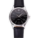 Superclone Rolex Cellini 38mm Black Dial REP016809