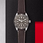 TUDOR Black Bay 58 925 39 mm silver case, Brown leather bracelet - Image 7