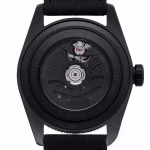 TUDOR Black Bay Ceramic 41 mm ceramic case, Hybrid leather and rubber strap - Image 2