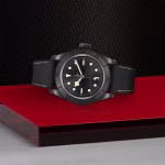 TUDOR Black Bay Ceramic 41 mm ceramic case, Hybrid leather and rubber strap - Image 4