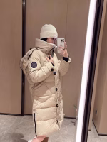 Canada New Style Down Jacket Canada Goose with Large Detachable Coyote Fur Collar, Slim-Fit Long Down Jacket - Image 6