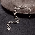 PRADA Triangle High-Version Fashion Chunky Bracelet - Image 5