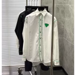 Original Bottega Veneta 2022 Fashionable Casual Lapel Shirt