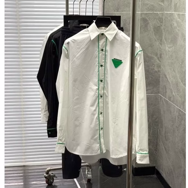 1 Original Bottega Veneta 2022 Fashionable Casual Lapel Shirt - Image 1