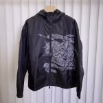 Burberry 2025 Spring/Summer New Men's Equestrian Knight Logo Nylon Trench Coat Jacket