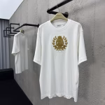 BURBERRY Golden Leaf Logo Short-Sleeve Top