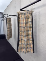 Burberry Checkered Black-Striped Stretch Cotton Trousers‘ - Image 6