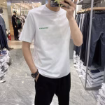 Bottega Veneta (BV) 2022 spring-summer new couple's short-sleeve T-shirt with letter logo print design