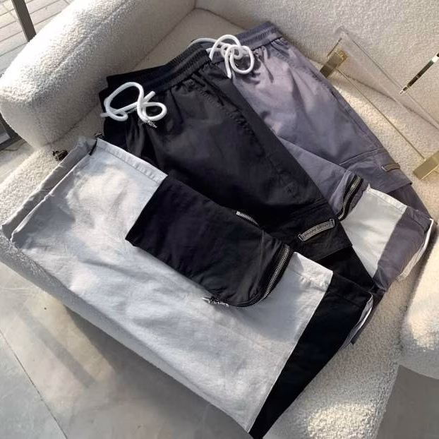 1 Original Chrome Hearts 2022 Spring/Summer Drawstring Casual Pants - Image 1