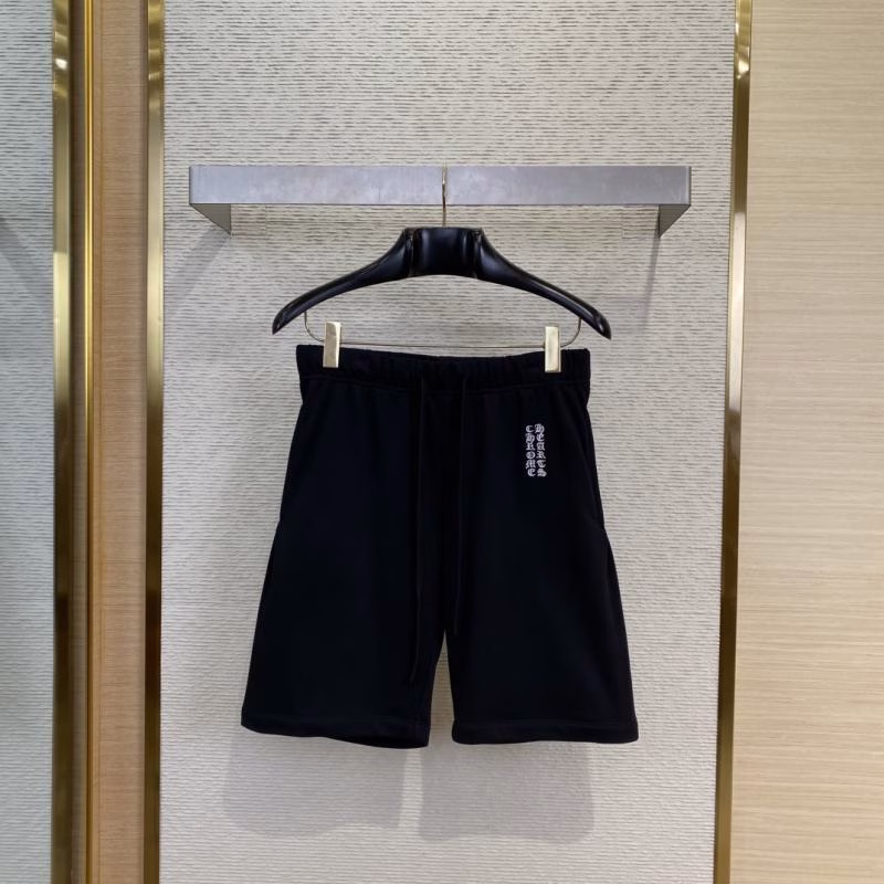 1 Chrome Hearts White Sanskrit Letter Embroidered Shorts - Image 1