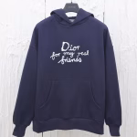 Dior 2025 New "Friends" Letter Signature Embroidered Hoodie