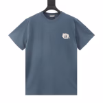Dior CD Four-Color Embroidered Badge Letter Short-Sleeve T-Shirt
