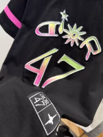 DIOR x Hamilton Collaborative Gradient Embroidery Short-Sleeve T-Shirt - Image 8