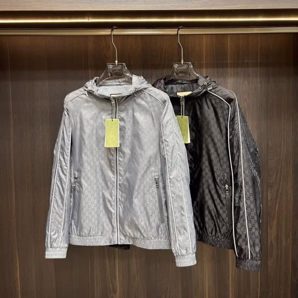 1 Gucci 2025 Early Spring New Hooded Jacket Coat - Image 1