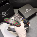 VERSACE 4.0cm Full Steel Buckle Reversible Belt - Image 6