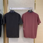 GUCCI White-Trimmed Spray-Painted Crew Neck Short-Sleeve T-Shirt - Image 8