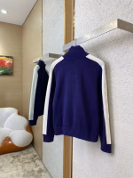 GUCCI Patchwork Knitted Zip-Up Jacket - Image 2