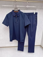 Hermès 2025 Spring/Summer New Men's Collared Polo Shirt Short-Sleeve Set - Image 7