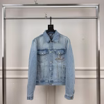 Louis Vuitton 2024 Autumn/Winter New Heavy-Duty Washed Denim Jacket