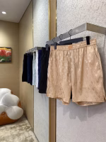 LV Louis Vuitton Ripple Jacquard Silk Shorts - Image 7