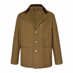 LV Louis Vuitton Canvas Olive Green Suit Jacket