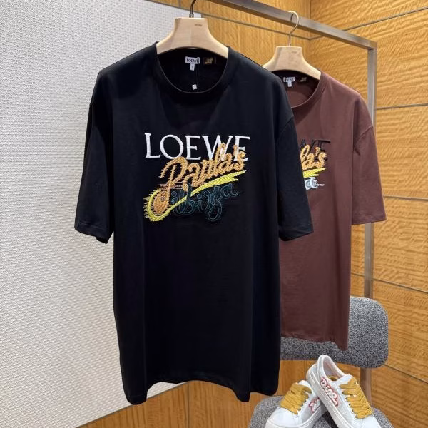 1 OEWE Summer Limited Edition Embroidered Short-Sleeve T-Shirt - Image 1