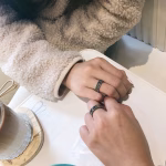 Gucci Square G Pattern Sterling Silver Ring - Image 4