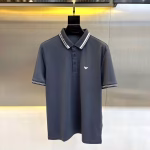 Armani 2025 Spring/Summer New Arrival Business Casual Polo Short-Sleeve T-Shirt