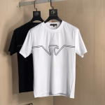 Armani 2025 Spring/Summer New Arrival Fashionable Minimalist Short-Sleeve T-Shirt