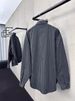 Balenciaga Embroidered Double-Layer Layered Shirt - Image 6